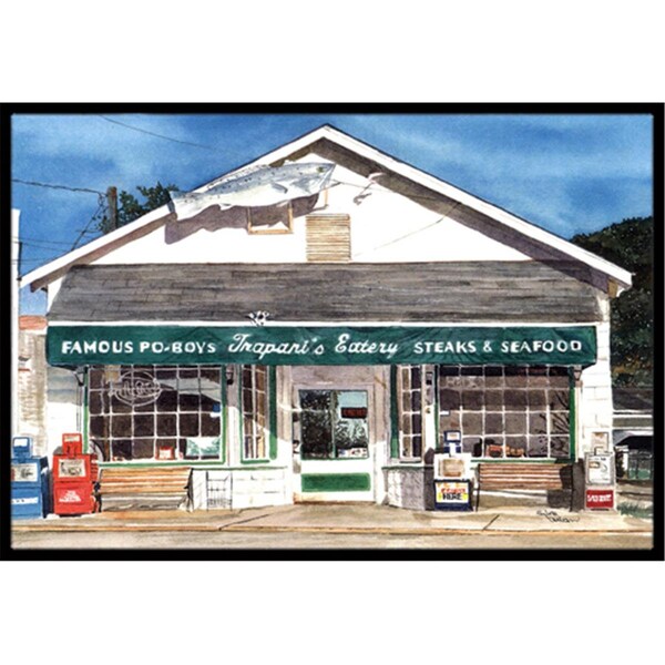 Carolines Treasures Trapanis Eatery Indoor Or Outdoor Mat - 18 x 27 in. 8109MAT - main